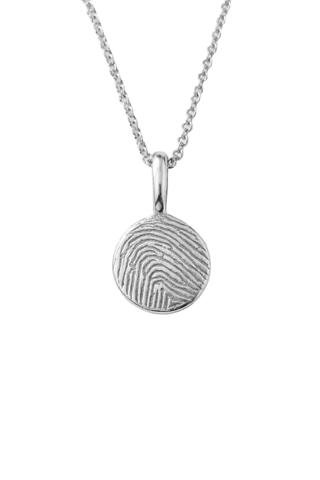 Classic Round Fingerprint Necklace